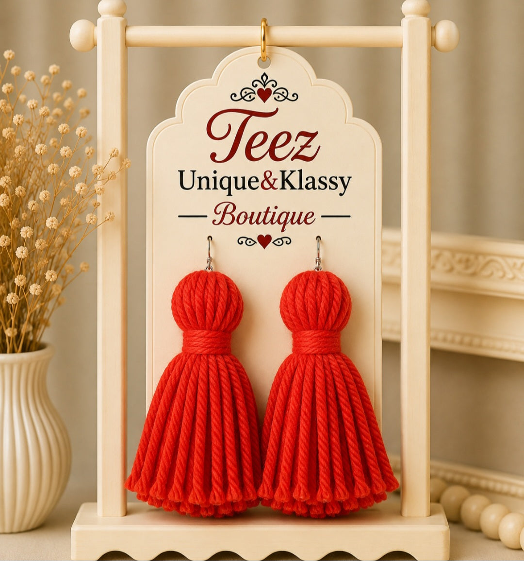 ❤️Teez Unique & Klassy Summer Time Fun Tassel Earrings❤️