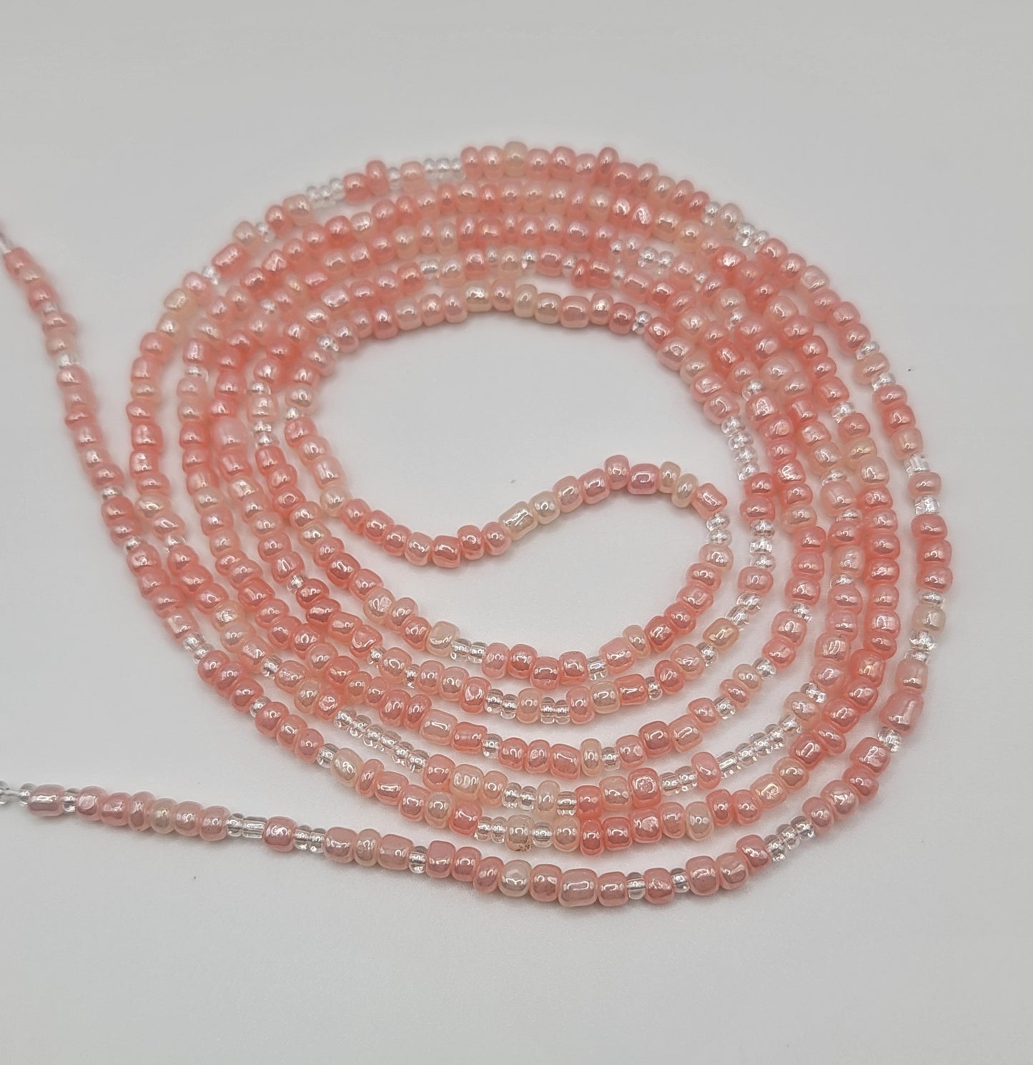 📿Peaches & Cream Body Adornment Waist Beads📿
