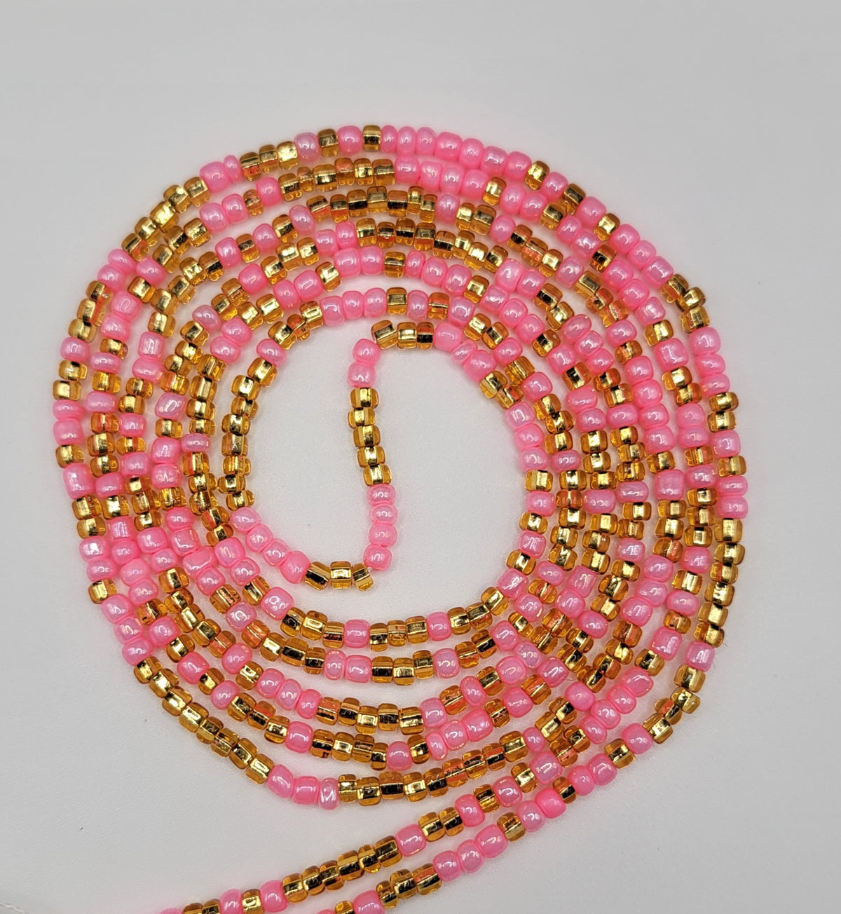 📿Blushed Dior Body Adornment Waist Beads📿