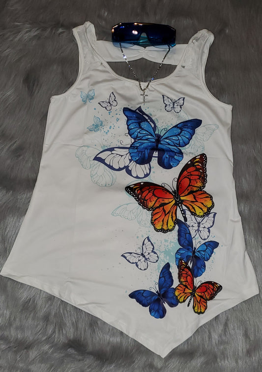 Butterflies Tank Top