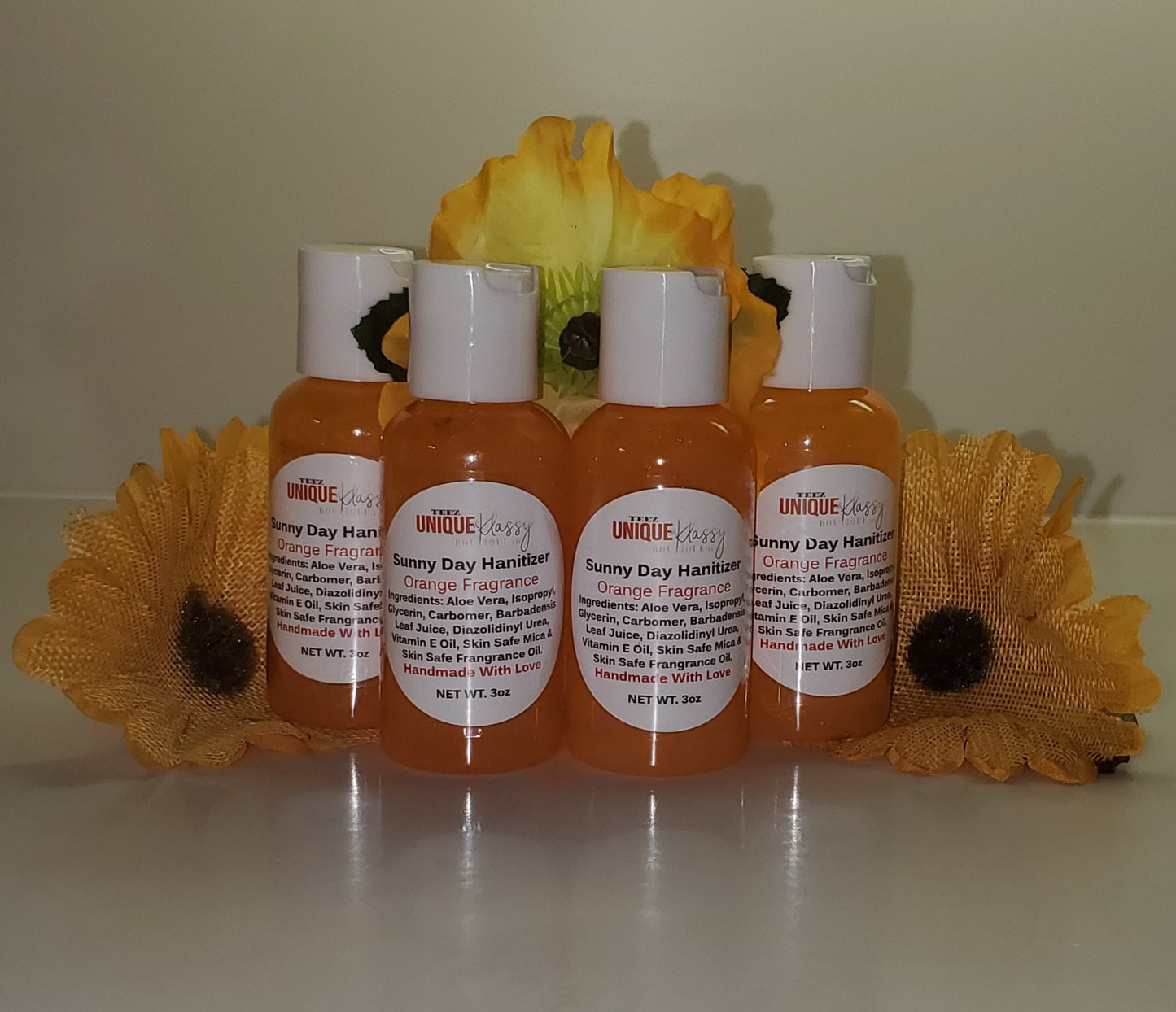 ❤️Teez Unique & Klassy Made With Love Hanitizer❤️ (3oz)
