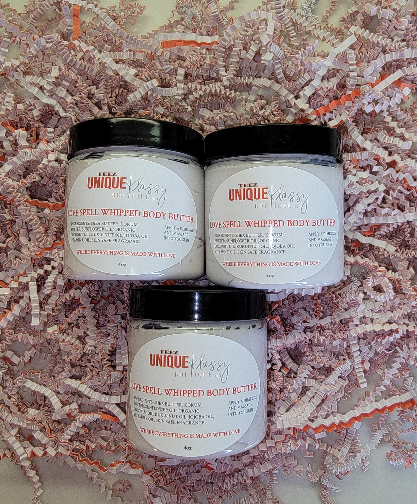 ❤️Teez Unique & Klassy Made With Love Whipped Body Butter❤️
