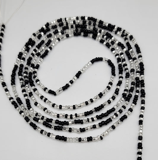 📿Black Ice Body Adornment Waist Beads📿