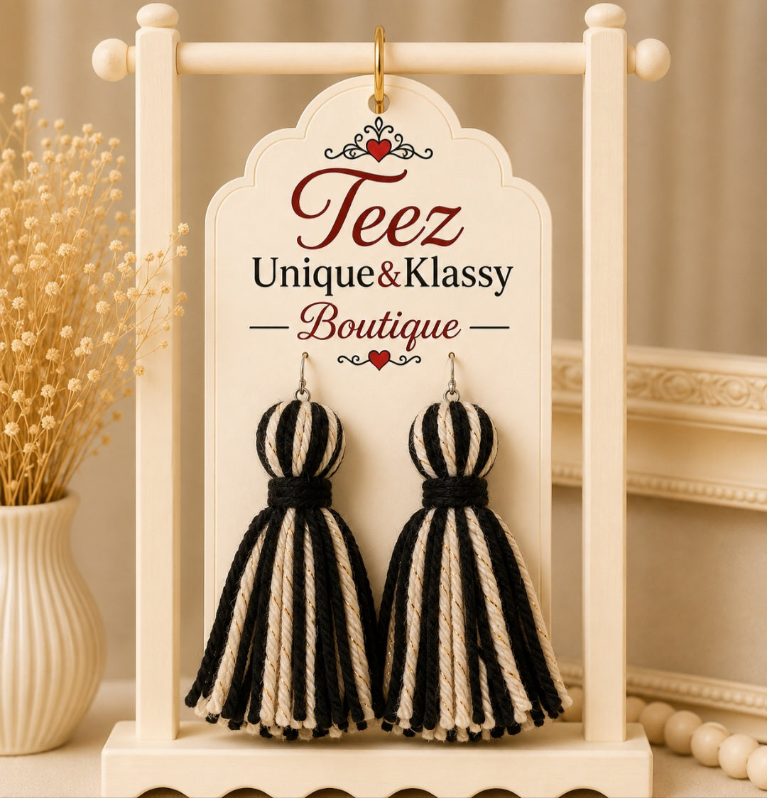 ❤️Teez Unique & Klassy Summer Time Fun Tassel Earrings❤️