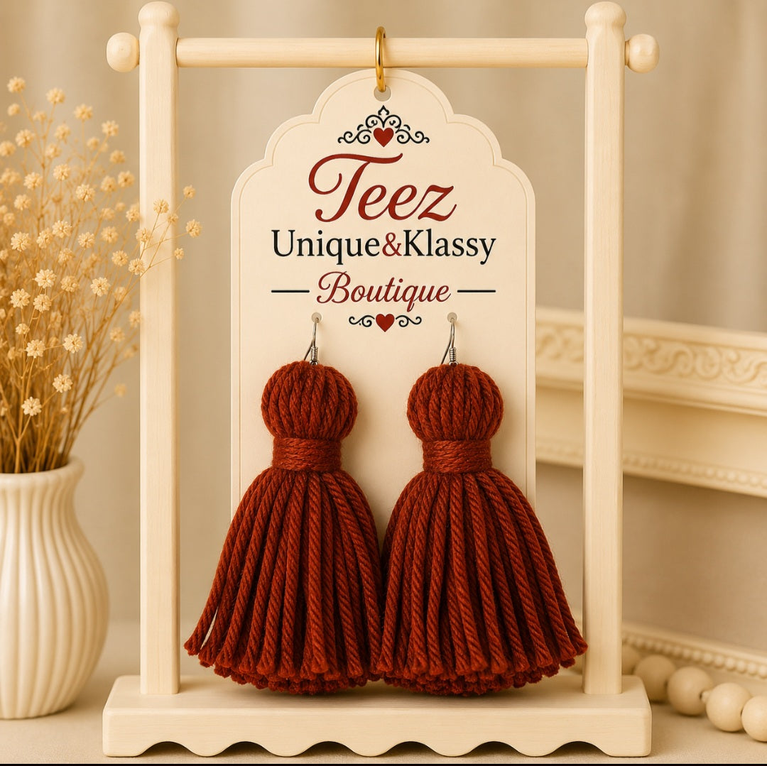 ❤️Teez Unique & Klassy Summer Time Fun Tassel Earrings❤️