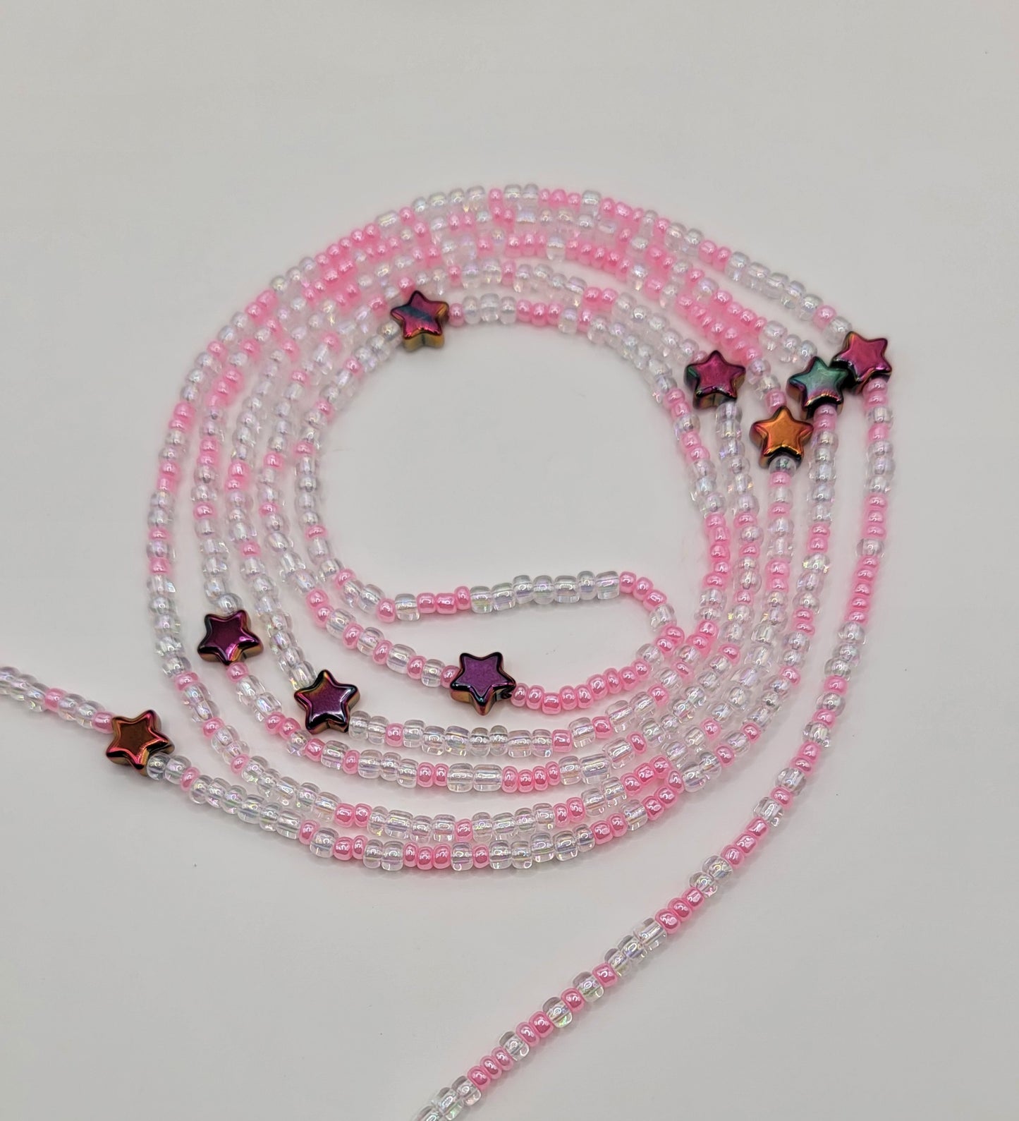 📿Pink Princess Waist Beads Adornment 📿