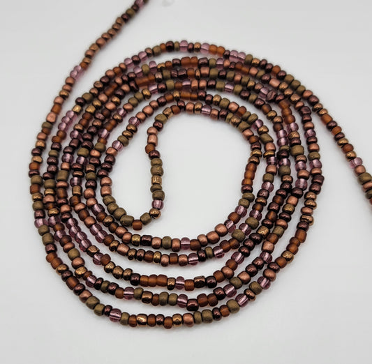 📿Dazzling Mocha Body Adornment Waist Beads📿