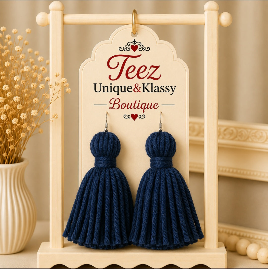 ❤️Teez Unique & Klassy Summer Time Fun Tassel Earrings❤️