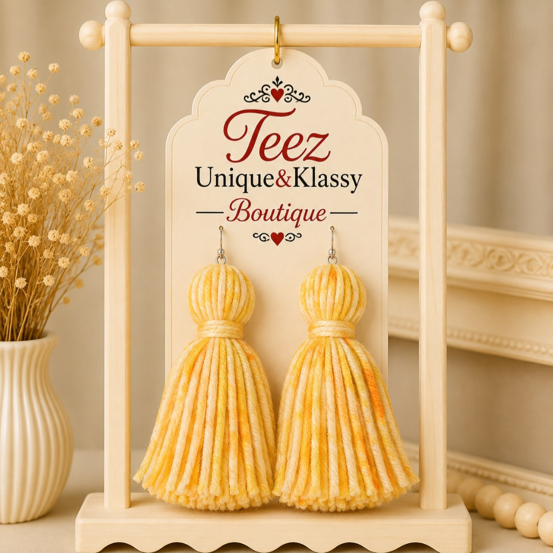 ❤️Teez Unique & Klassy Summer Time Fun Tassel Earrings❤️