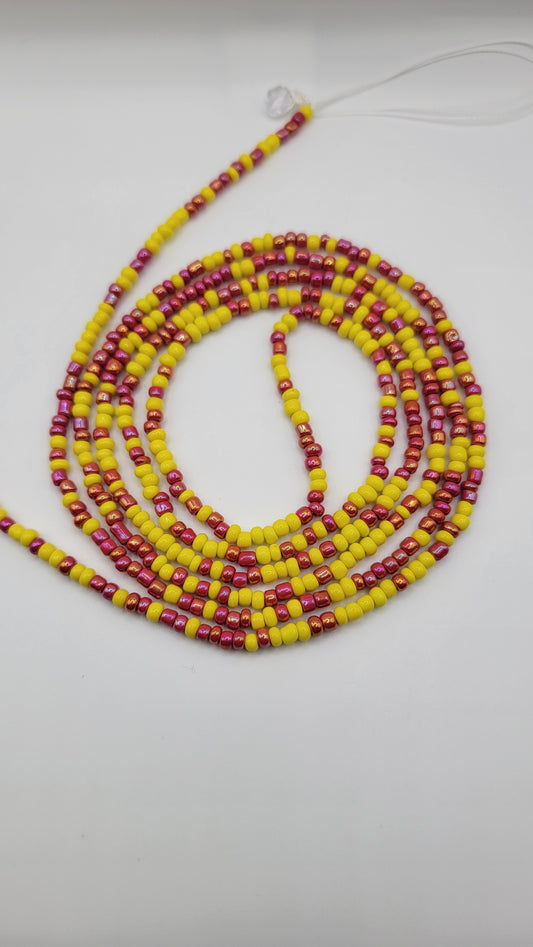📿Candied Lemon Drop Body Adornment Waist Beads📿