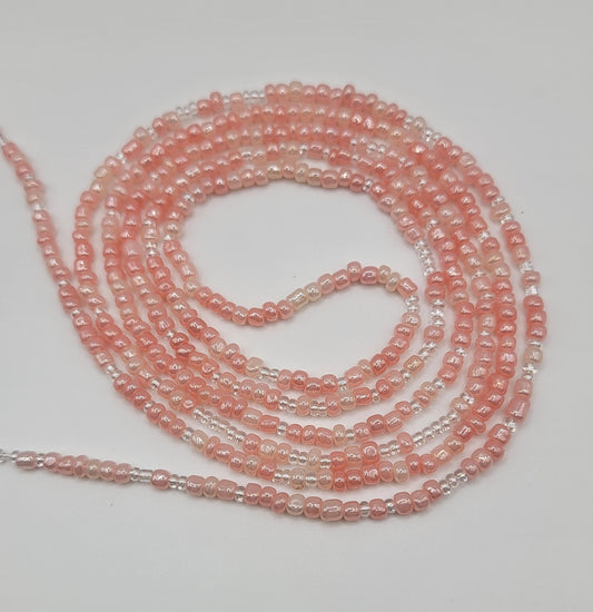 📿Peaches & Cream Body Adornment Waist Beads📿