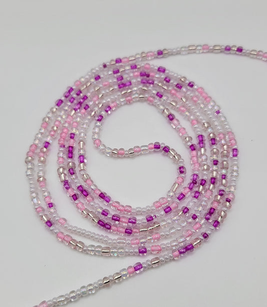 📿Pink Starburst Blast Body Adornment Waist Beads📿