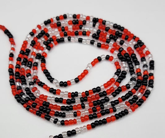 📿Red Onyx Veil Body Adornment Waist Beads📿