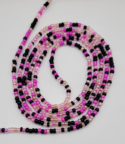 📿Pink Panther Body Adornment Waist Beads📿