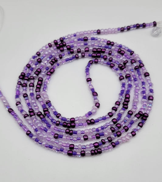 📿Purple Reign Body Adornment Waist Beads📿