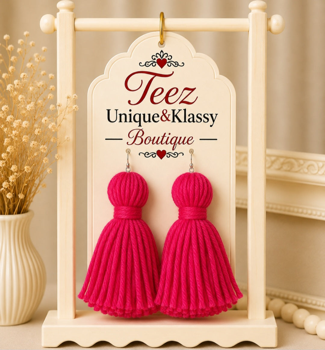 ❤️Teez Unique & Klassy Summer Time Fun Tassel Earrings❤️