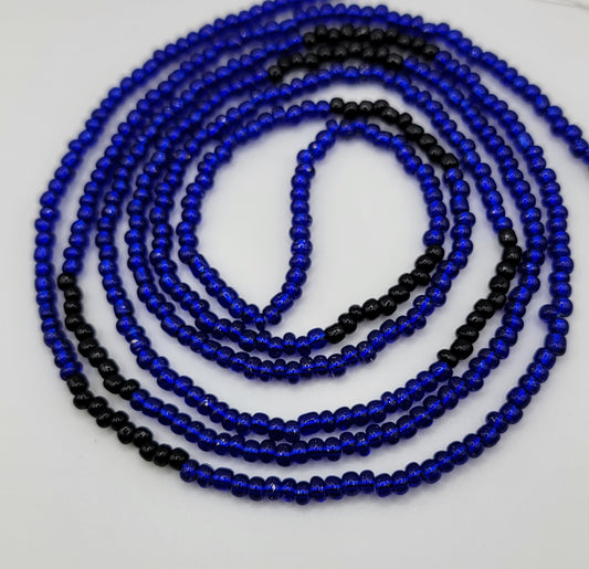 📿Blue Lagoon Body Adornment Waist Beads📿