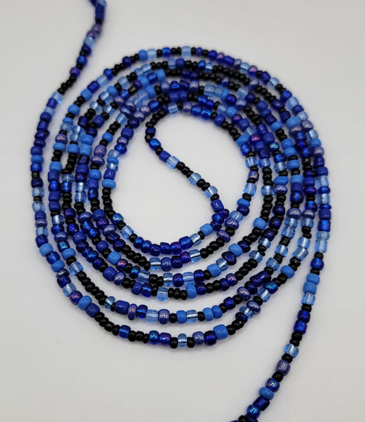 📿Gimme Tha Blues Body Adornment Waist Beads📿
