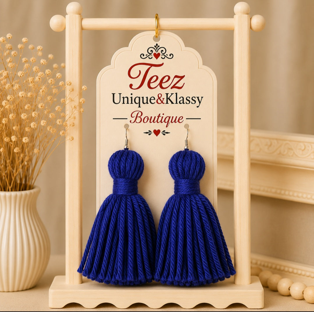 ❤️Teez Unique & Klassy Summer Time Fun Tassel Earrings❤️