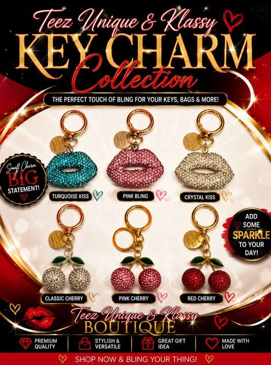 ❤️Teez Unique & Klassy Keychain Charms❤️