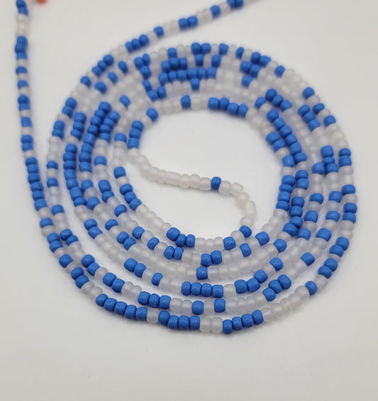 📿Tenacious Blue Skies Body Adornment Waist Beads📿