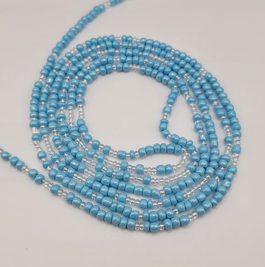📿Passion Blue Body Adornment Waist Beads📿