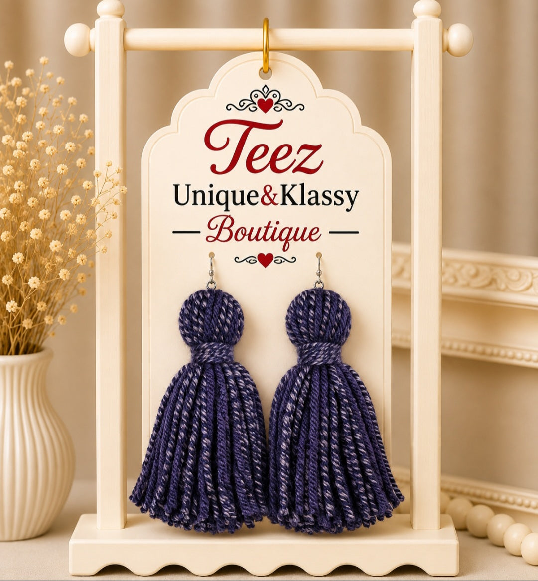 ❤️Teez Unique & Klassy Summer Time Fun Tassel Earrings❤️