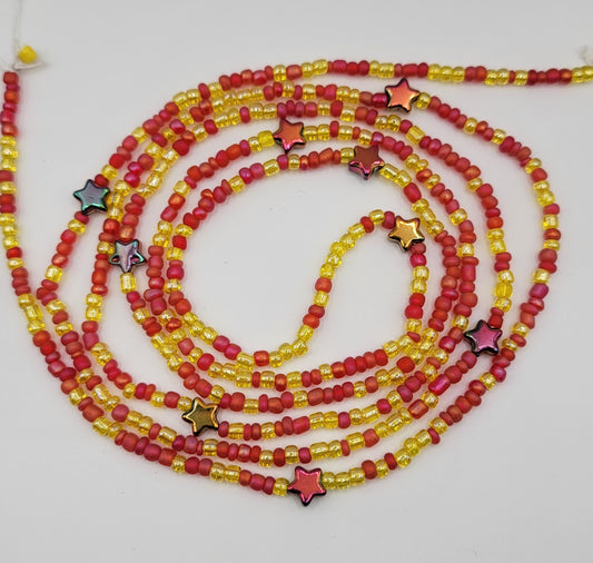 📿Cherry Limeade Body Adornment Waist Beads📿