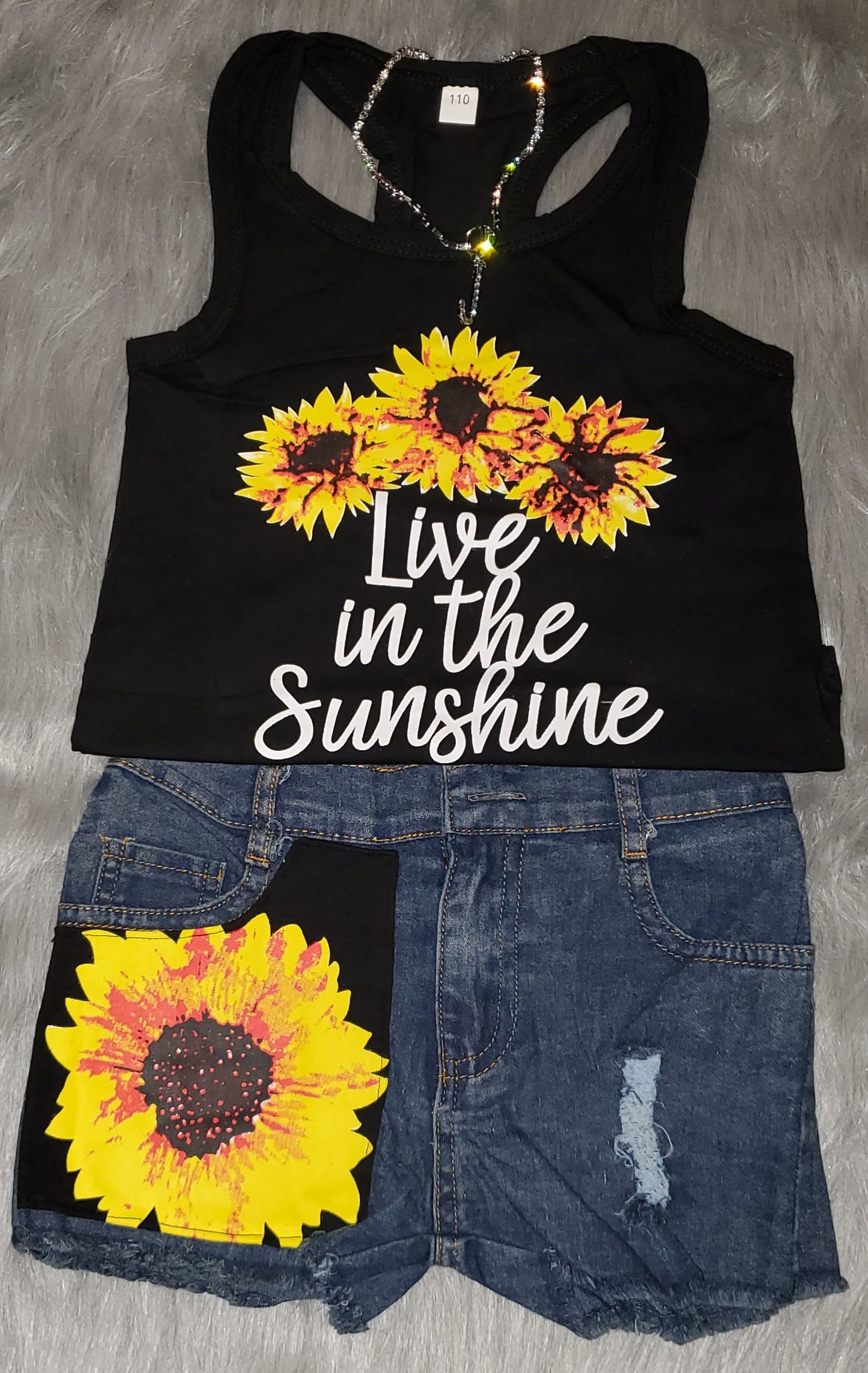 Kidz Sunflower Short Set