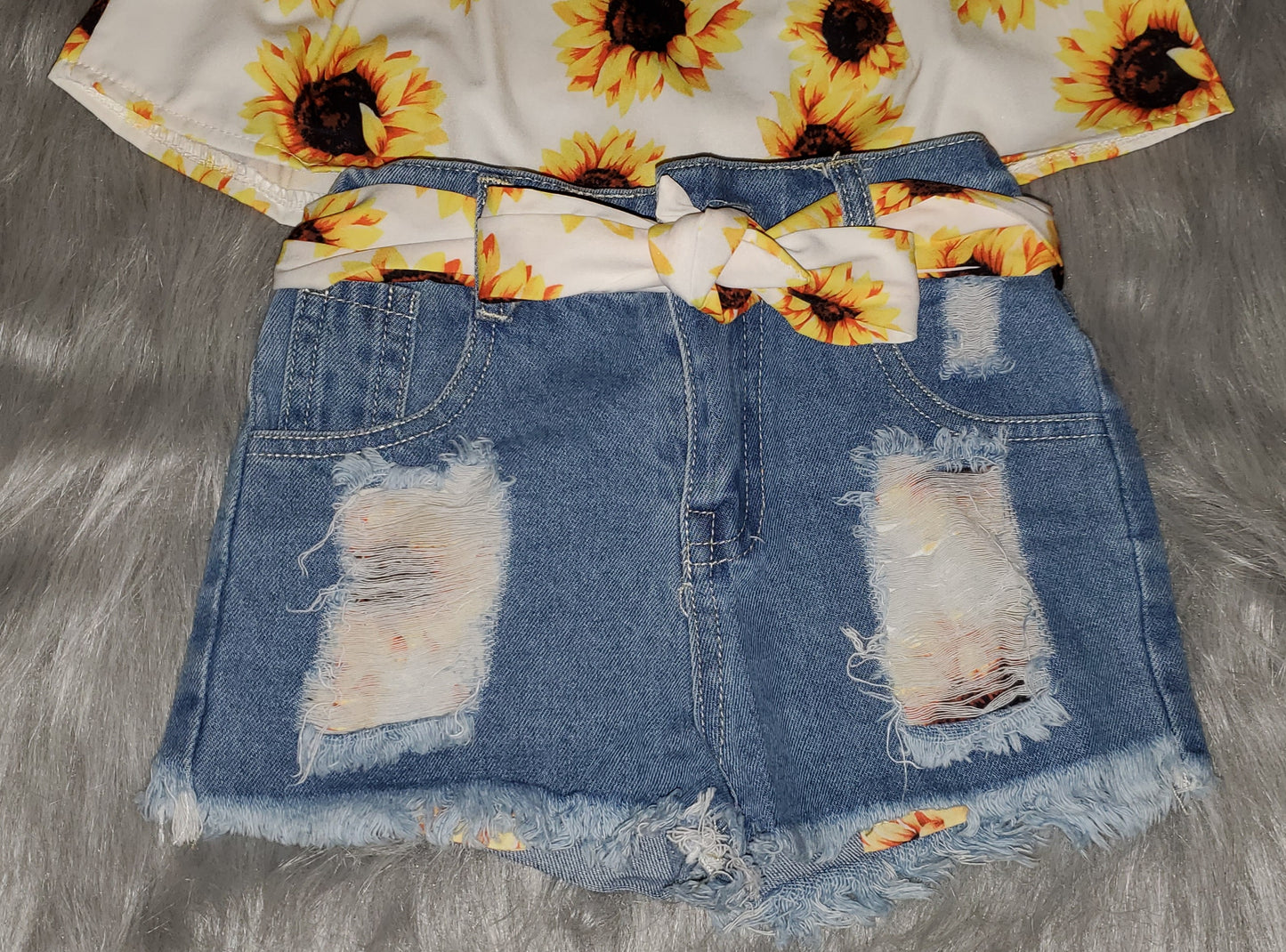 Kidz Sunflower Short Set