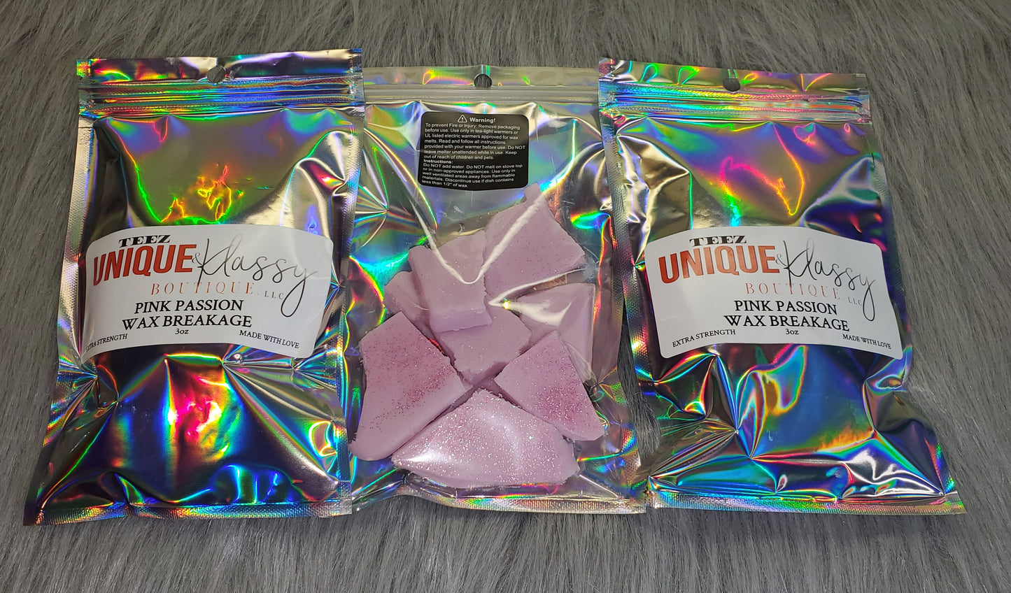 ❤️Teez Unique & Klassy Made With Love Wax Breakage Treat Bags❤️