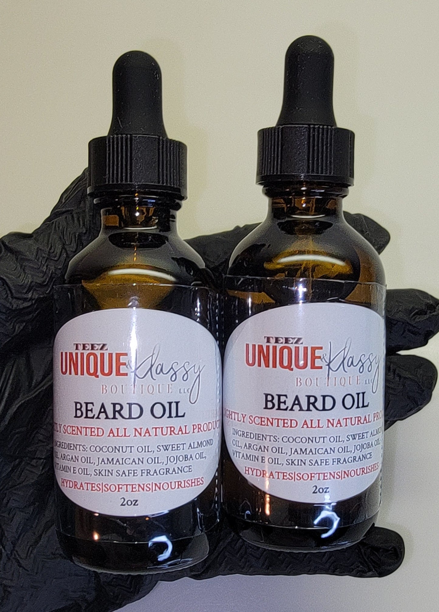 ❤️Teez Unique & Klassy Made With Love Beard Oil❤️