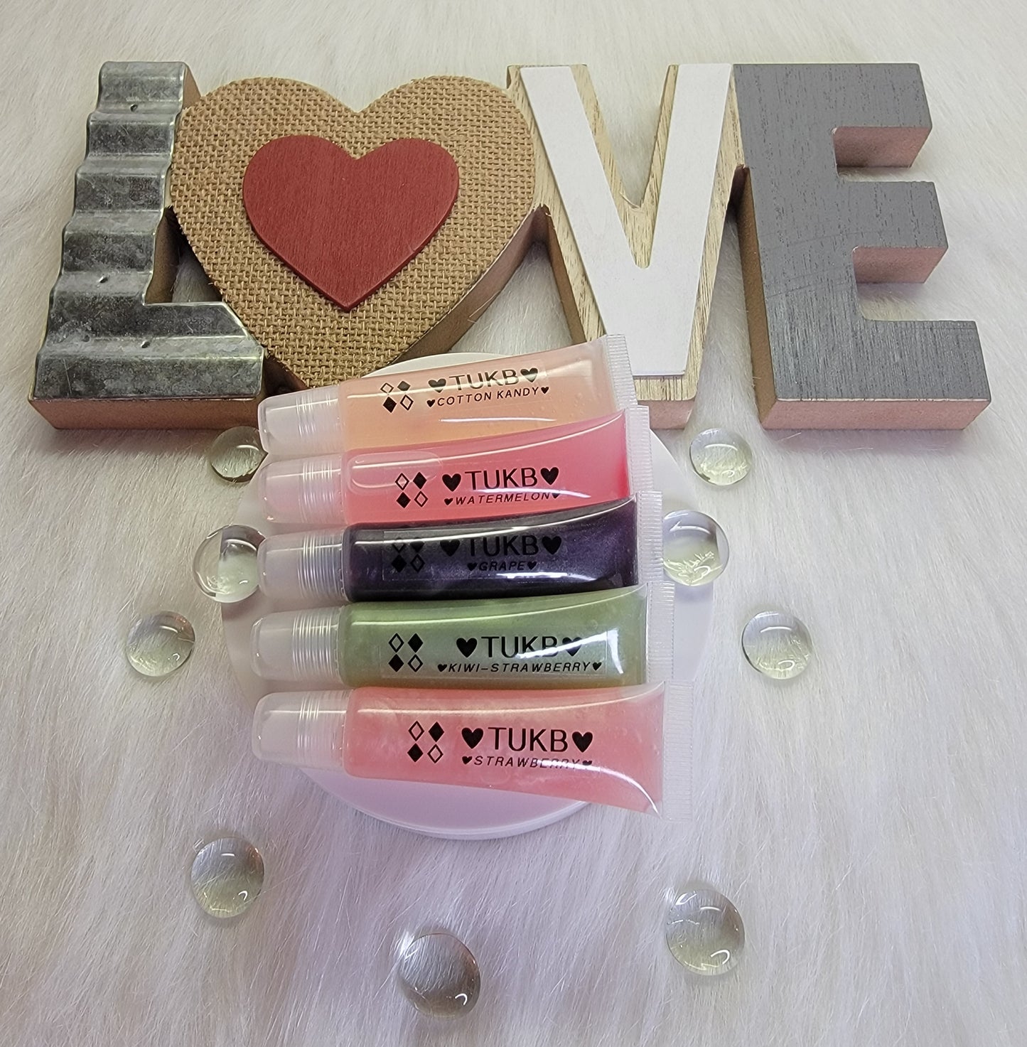 ❤️Teez Unique & Klassy Made With Love Sparkling Lip Gloss❤️